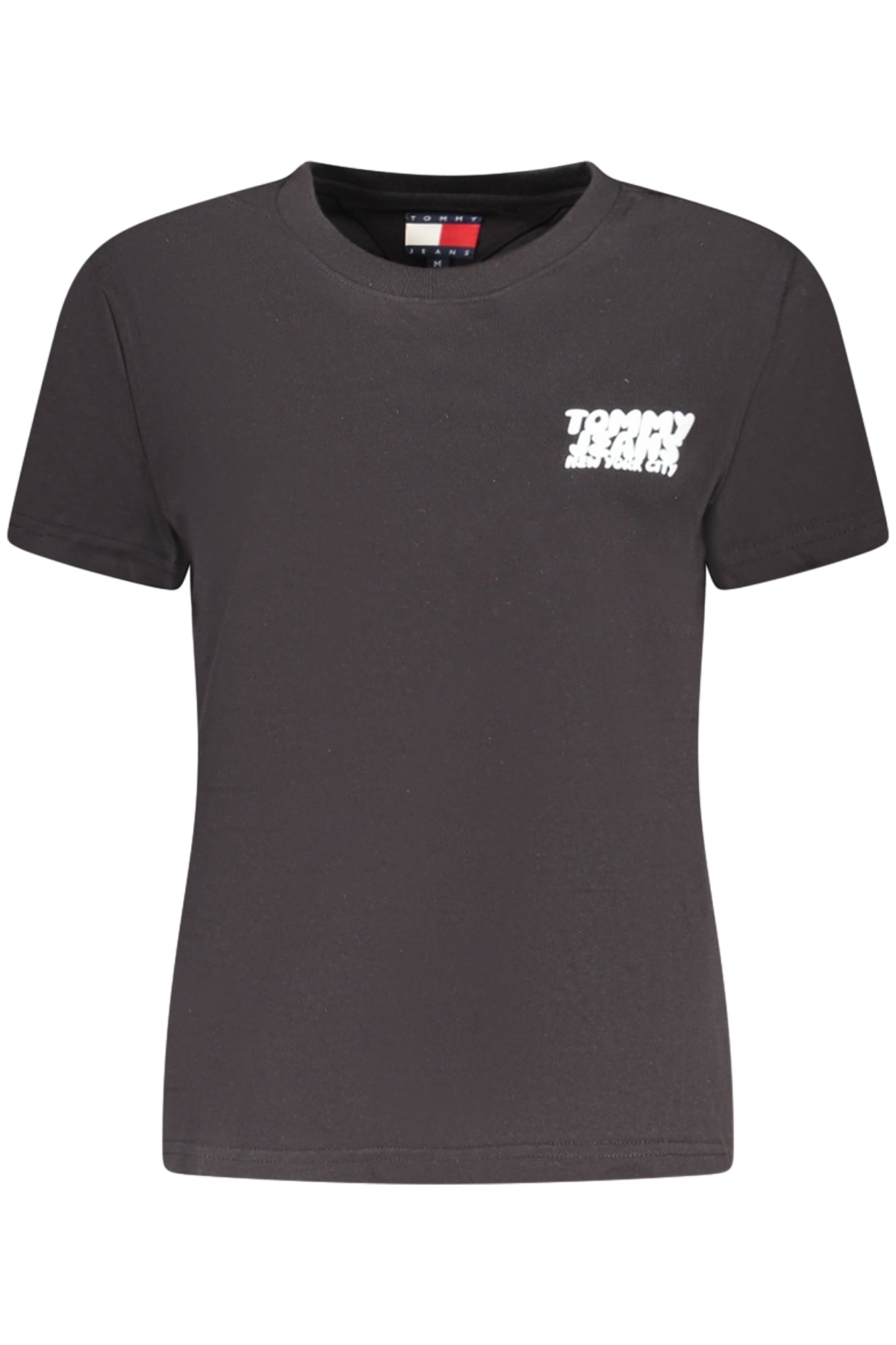 TOMMY HILFIGER SHORT SLEEVE T-SHIRT WOMEN BLACK