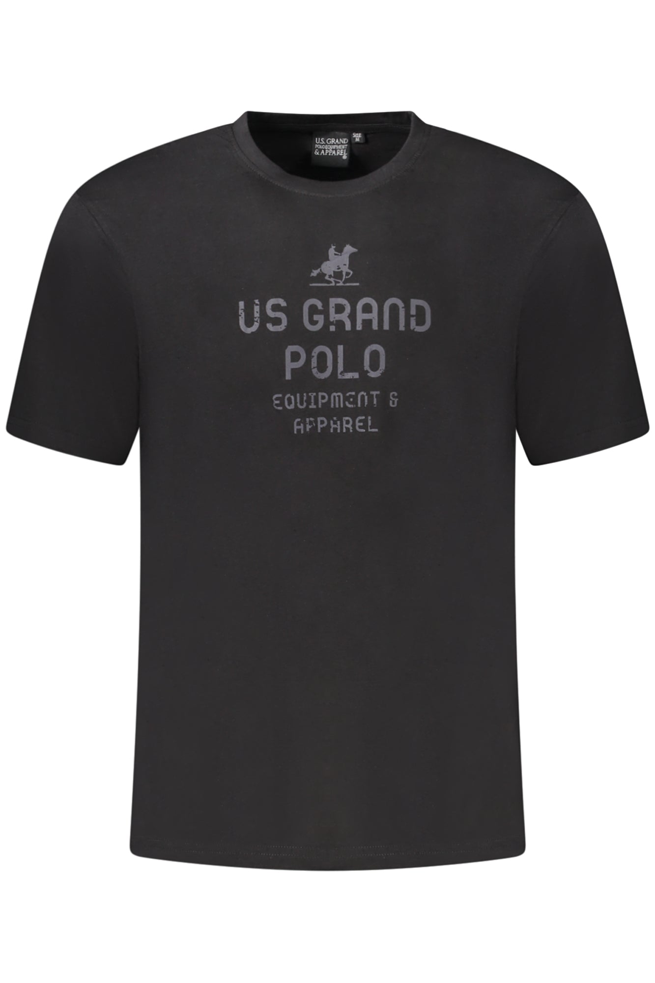 US GRAND POLO SHORT SLEEVE T-SHIRT MEN BLACK