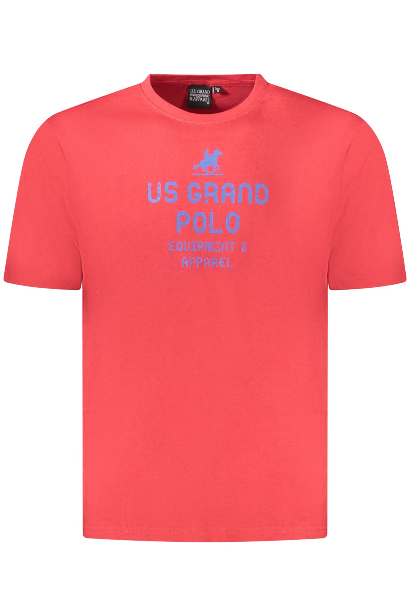 US GRAND POLO MEN'S SHORT SLEEVE T-SHIRT RED