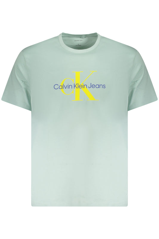 CALVIN KLEIN MEN&#39;S SHORT SLEEVE T-SHIRT GREEN