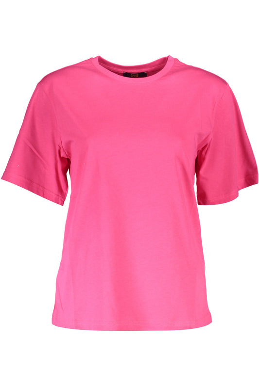 CAVALLI CLASS PINK WOMEN&#39;S SHORT SLEEVE T-SHIRT