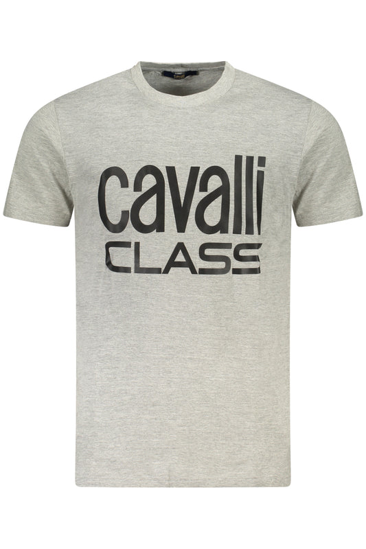 CAVALLI CLASS SHORT SLEEVE T-SHIRT MEN GREY