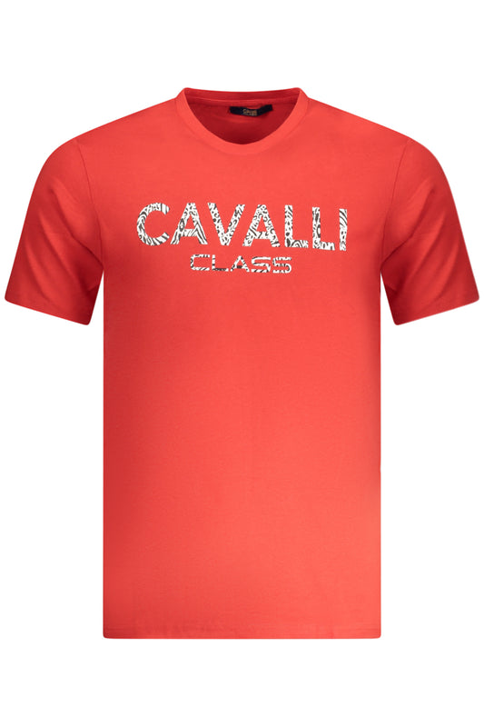 CAVALLI CLASS SHORT SLEEVE T-SHIRT MEN RED