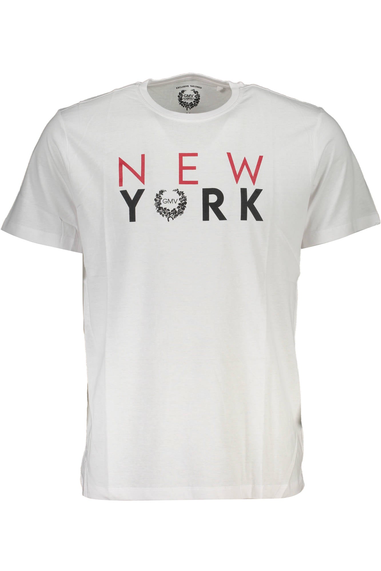 GIAN MARCO VENTURI MEN&#39;S SHORT SLEEVE T-SHIRT WHITE