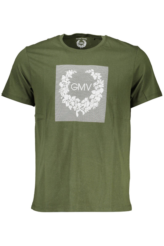 GIAN MARCO VENTURI MEN&#39;S SHORT SLEEVED T-SHIRT GREEN