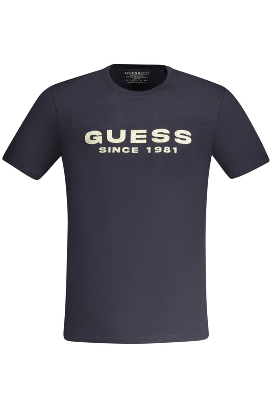 GUESS JEANS SHORT SLEEVE T-SHIRT MEN BLUE