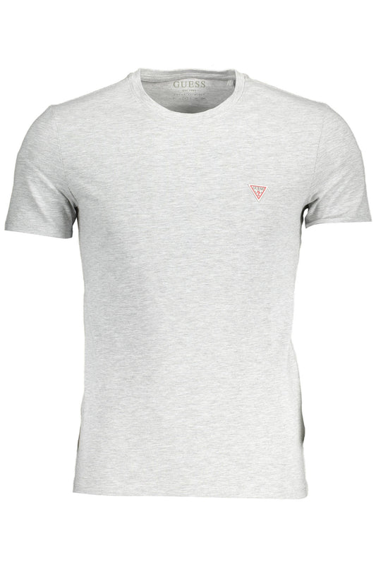 GUESS JEANS MEN&#39;S SHORT SLEEVE T-SHIRT GRAY