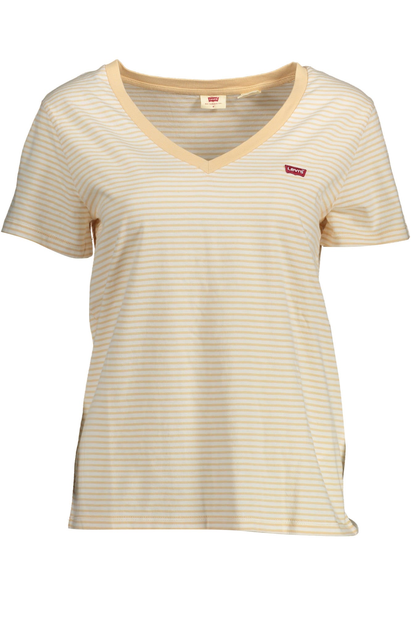 LEVI&#39;S SHORT SLEEVE T-SHIRT WOMEN BEIGE