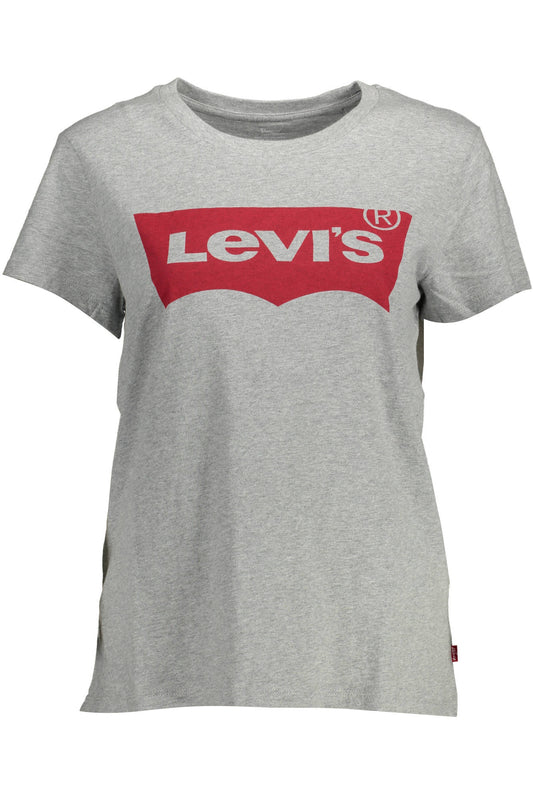 LEVI&#39;S SHORT SLEEVE T-SHIRT WOMEN GREY