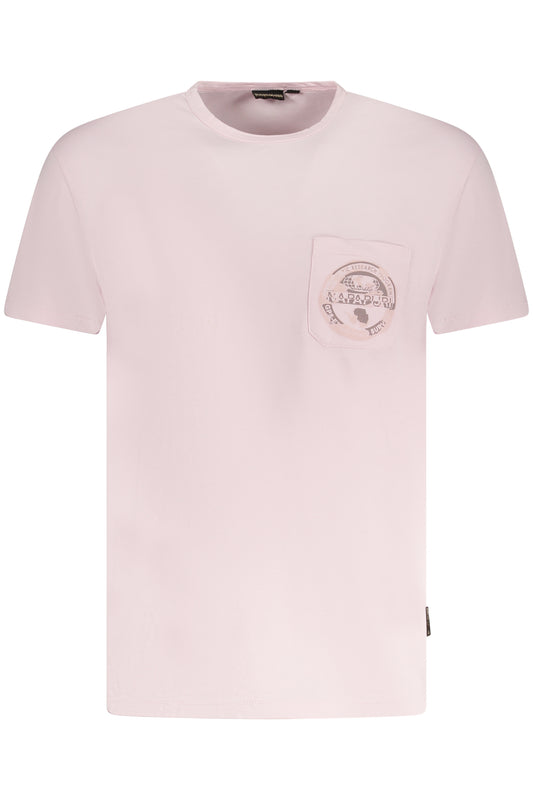 NAPAPIJRI MEN&#39;S SHORT SLEEVE T-SHIRT PINK
