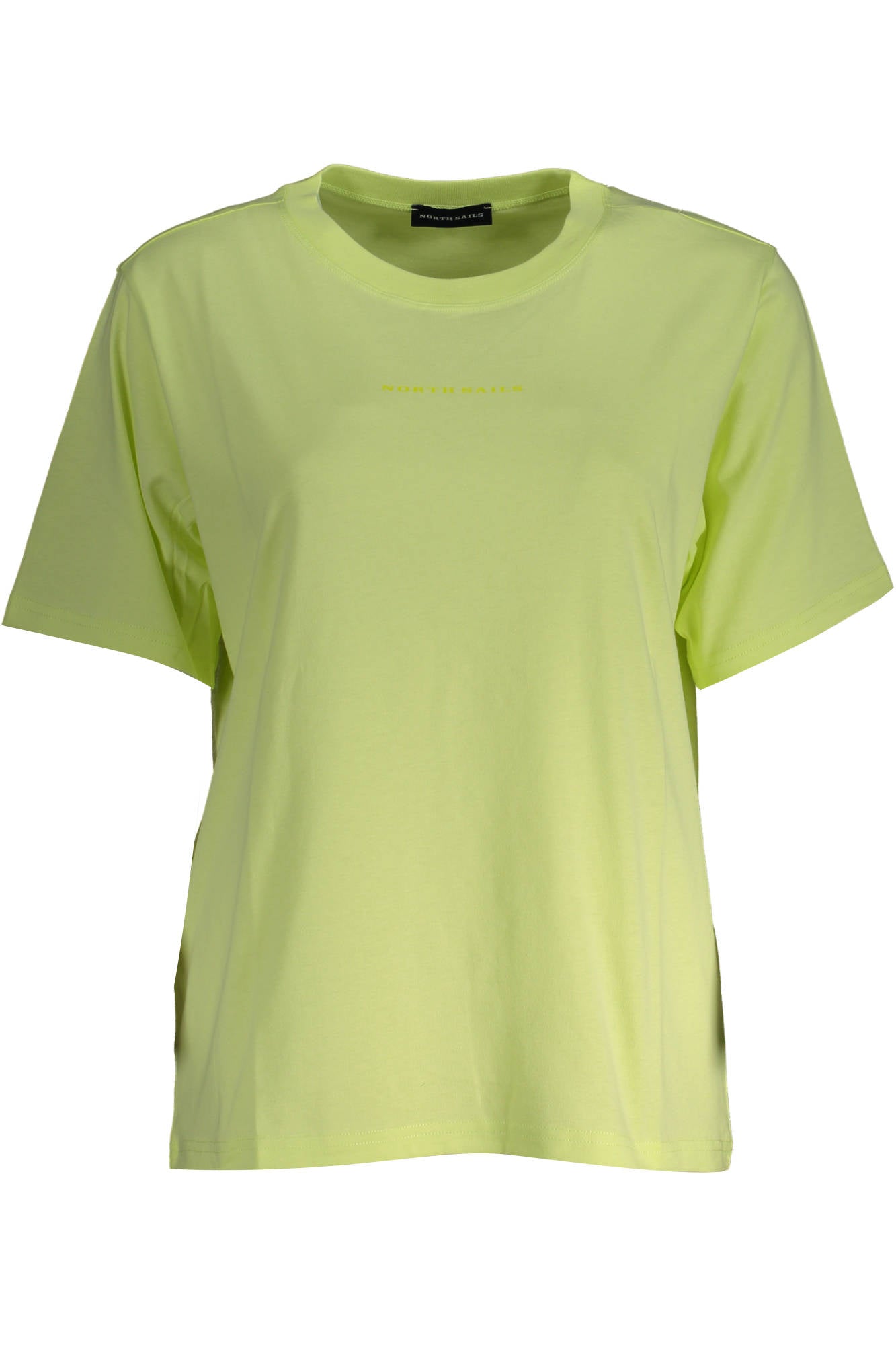 NORTH SAILS YELLOW WOMEN&#39;S SHORT SLEEVE T-SHIRT