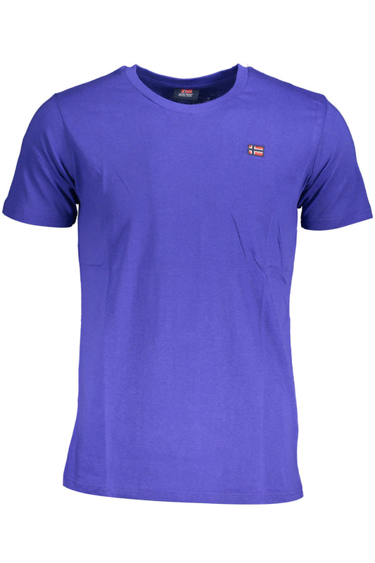 NORWAY 1963 MEN&#39;S BLUE SHORT SLEEVED T-SHIRT