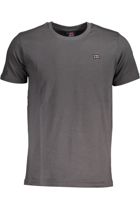 NORWAY 1963 MEN&#39;S SHORT SLEEVE T-SHIRT GREY