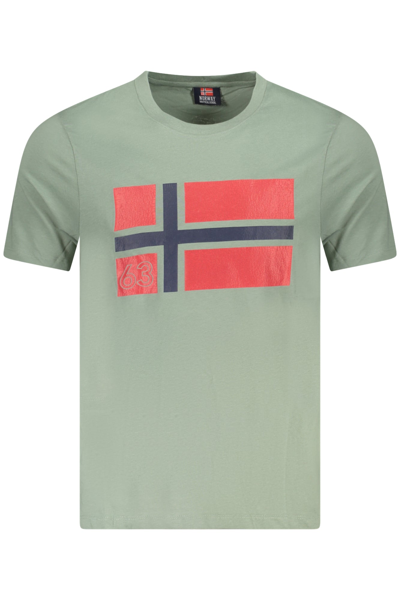 NORWAY 1963 MEN&#39;S SHORT SLEEVE T-SHIRT GREEN