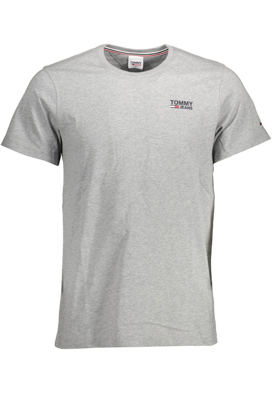 TOMMY HILFIGER MEN&#39;S SHORT SLEEVE T-SHIRT GREY