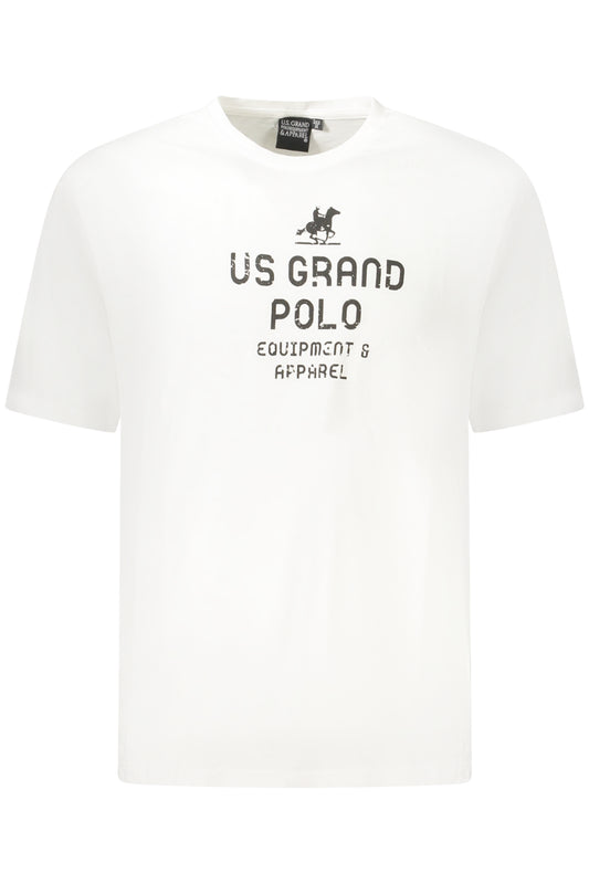 US GRAND POLO SHORT SLEEVE T-SHIRT MEN WHITE